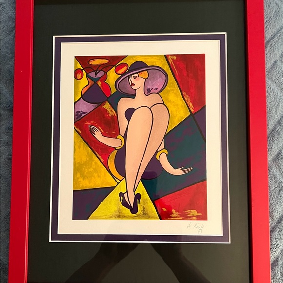 Linda LeKinff certified unique lithograph “Debra” Signed beautiful